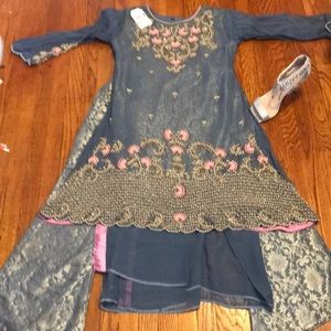 Beautiful wedding dress and party